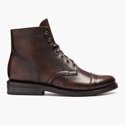 Thursday Boots Captain Lace-Up Boots Dame Kaffe | US4163KIO