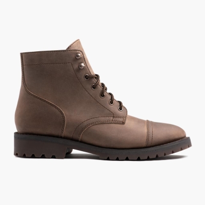 Thursday Boots Captain Lace-Up Boots Herre Brune | US1569MAD