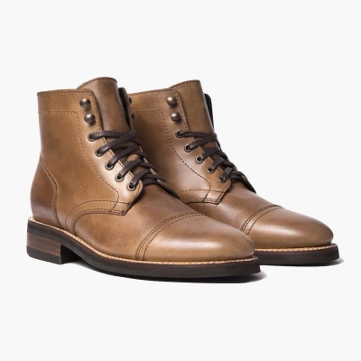 Thursday Boots Captain Lace-Up Boots Herre Brune | US6429UMV