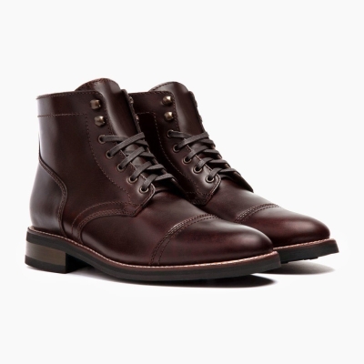 Thursday Boots Captain Lace-Up Boots Herre Brune | US9672CIK