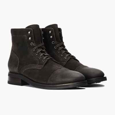 Thursday Boots Captain Lace-Up Boots Herre Olivengrøn | US2605LEK