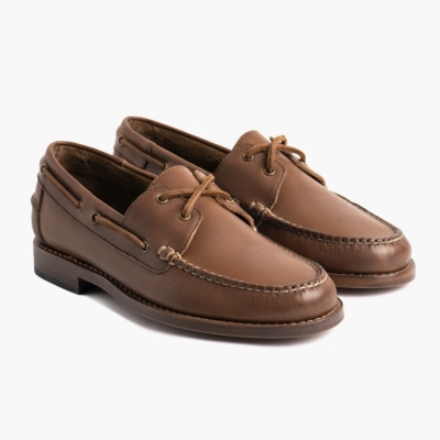 Thursday Boots Handsewn Loafers & Boat Shoes Herre Brune | US0627RPV