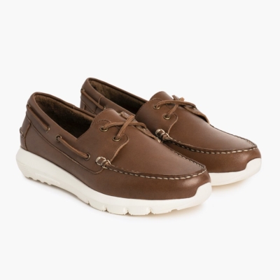 Thursday Boots Handsewn Runner Loafers & Boat Shoes Herre Brune | US6370EWQ