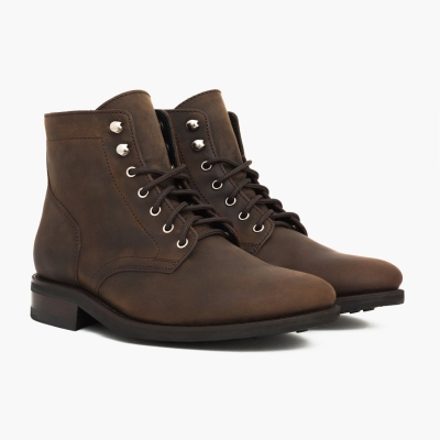 Thursday Boots President Lace-Up Boots Herre Brune | US1096NMS