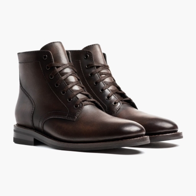 Thursday Boots President Lace-Up Boots Herre Brune | US6438ZAF