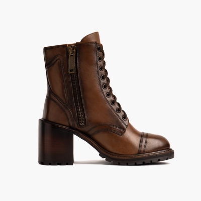 Thursday Boots Rebel High Heel Boots Dame Brune | US4867LKR