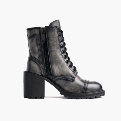 Thursday Boots Rebel High Heel Boots Dame Grå | US9672TCW