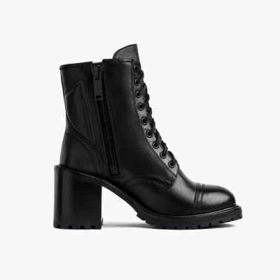 Thursday Boots Rebel High Heel Boots Dame Sort | US5237VBZ