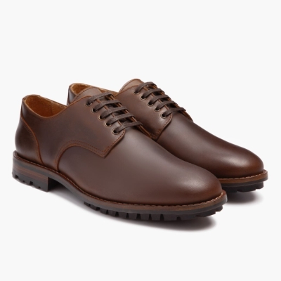 Thursday Boots Statesman - Lug Sole Business Sko Herre Brune | US3841EIF