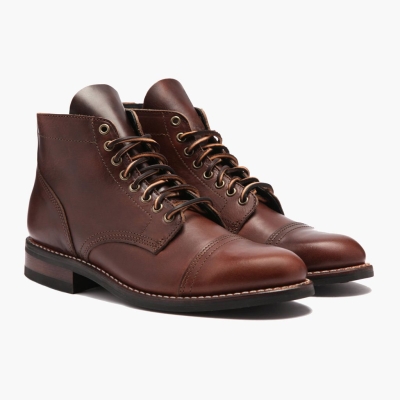 Thursday Boots Vanguard Lace-Up Boots Herre Brune | US1439QVF